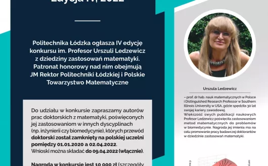 Konkurs im. Profesor Ledzewicz_plakat