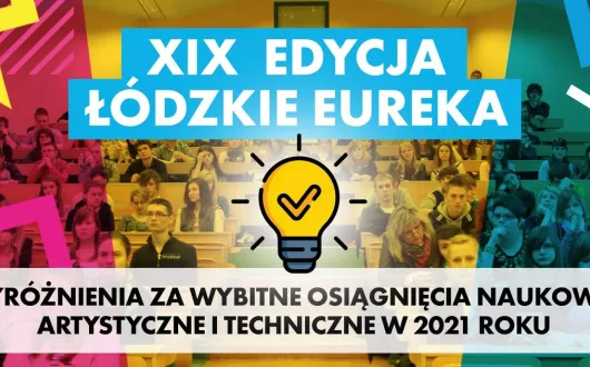 Kolorowy baner Łódzkie Eureka