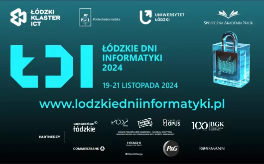 Grafika podglądowa w morsko-niebieskim kolorze zawierająca informacje o wydarzeniu.