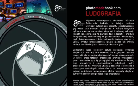 Zaproszenie na wystawę LUDOGRAFIA w galerii Biblio-Art PŁ