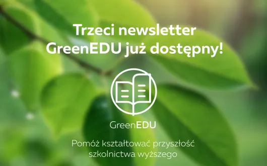 Nowy newsletter projektu GreenEDU już dostępny!