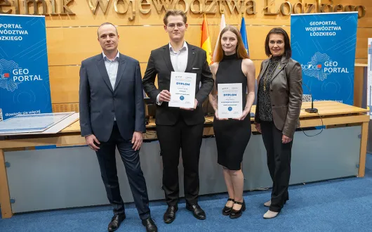 Sukces naszych studentów w konkursie "Łódzkie na mapach"