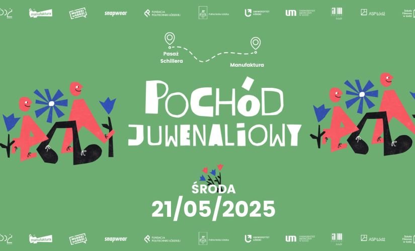 Grafika promująca pochód juwenaliowy