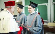 Uroczyste wręczenie dyplomów przez Dziekana i Rektora